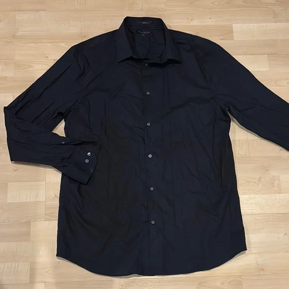 Banana Republic | Shirts | Banana Republic Black Dress Shirt Long Sleeve  Classic | Poshmark